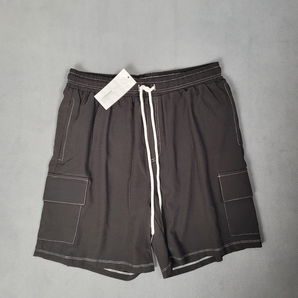 Coofandy Surf Men's Barracuda Swim Trunks, Size Small